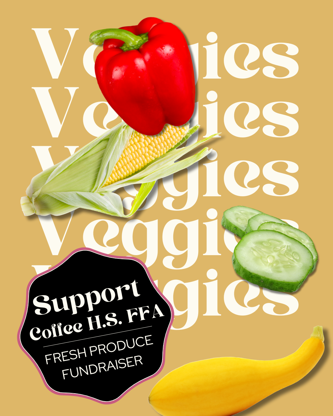 Get Fresh Vegetables & Support Local Students!